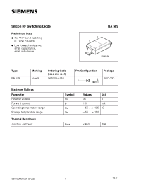 Datasheet Q62702-A950 manufacturer Siemens