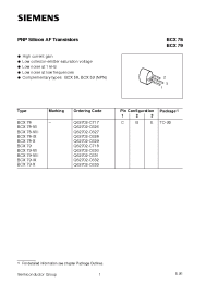 Datasheet Q62702-C626 manufacturer Siemens