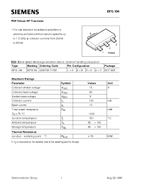 Datasheet Q62702-F1321 manufacturer Siemens
