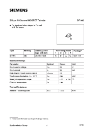 Datasheet Q62702-F936 manufacturer Siemens