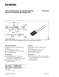 Datasheet Q62702-P1051 manufacturer Siemens