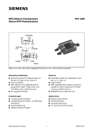 Datasheet Q62702-P1103 manufacturer Siemens