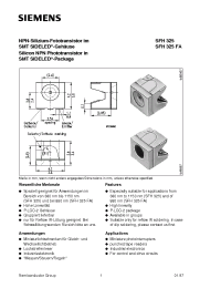 Datasheet Q62702-P1610 manufacturer Siemens