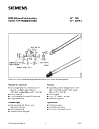 Datasheet Q62702-P180 manufacturer Siemens