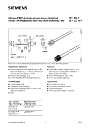 Datasheet Q62702-P947 manufacturer Siemens