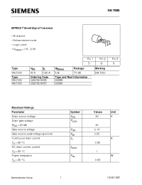 Datasheet Q62702-S637 manufacturer Siemens