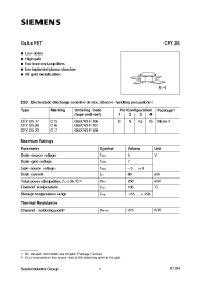 Datasheet Q62703-F107 manufacturer Siemens