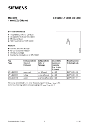 Datasheet Q62703-Q1492 manufacturer Siemens