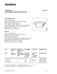 Datasheet Q62703-Q2791 manufacturer Siemens