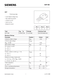 Datasheet Q67078-A4205-A2 manufacturer Siemens