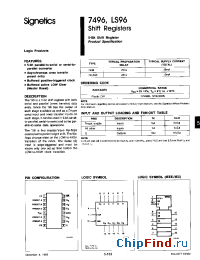 Datasheet N7496N manufacturer Signetics