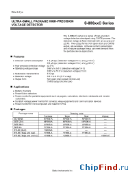 Datasheet S-80808CLMC-B8B-T2 manufacturer Seiko