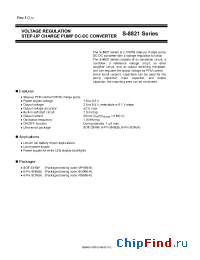 Datasheet S-8821 manufacturer Seiko