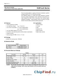 Datasheet S-89110ANC-1A1-TF manufacturer Seiko