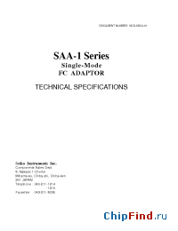 Datasheet SAA-111100 manufacturer Seiko
