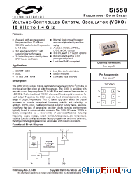 Datasheet 534BA622M080BGR manufacturer Silicon Lab.