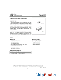 Datasheet SC5260-R4 manufacturer Silan