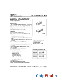 Datasheet SC91652B manufacturer Silan