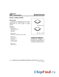 Datasheet SC9318-033 manufacturer Silan