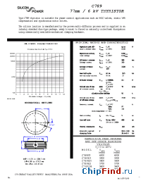 Datasheet C789/6RT219 manufacturer Silicon Power