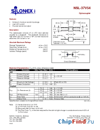 Datasheet NSL-37V54 manufacturer Silonex