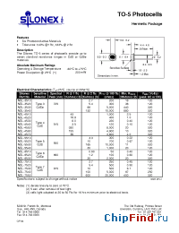 Datasheet NSL-4510 manufacturer Silonex