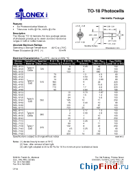 Datasheet NSL-5110 manufacturer Silonex