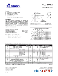 Datasheet SLD-67HF2E manufacturer Silonex