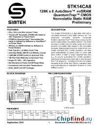 Datasheet STK14CA8-25 manufacturer Simtek