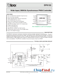 Datasheet SP6132 manufacturer Sipex
