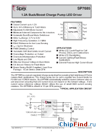Datasheet SP7685ER-L/TR manufacturer Sipex