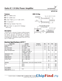 Datasheet AP107-81 manufacturer Skyworks