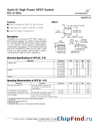 Datasheet AS279-12 manufacturer Skyworks