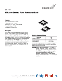 Datasheet ATN3580-10 manufacturer Skyworks