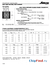 Datasheet 101XC001 manufacturer Solitron