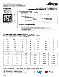 Datasheet 186XC001 manufacturer Solitron