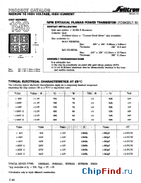 Datasheet 196XC004 manufacturer Solitron