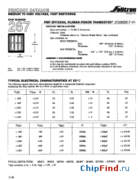 Datasheet 267XC003 manufacturer Solitron