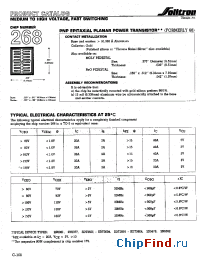 Datasheet 268XC004 manufacturer Solitron