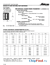 Datasheet 269XC002 manufacturer Solitron