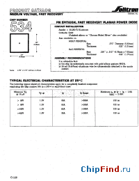 Datasheet 534XC003 manufacturer Solitron