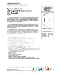 Datasheet SSD1820ATR1 manufacturer Solomon Systech
