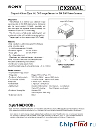 Datasheet ICX068AL manufacturer SONY