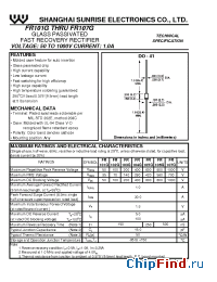 Datasheet FR106G manufacturer SSE