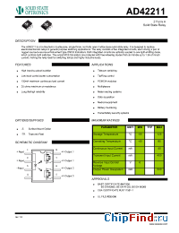 Datasheet AD42211-TR manufacturer Solid State