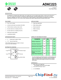 Datasheet AD6C223 manufacturer Solid State