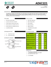 Datasheet AD6C223-S manufacturer Solid State
