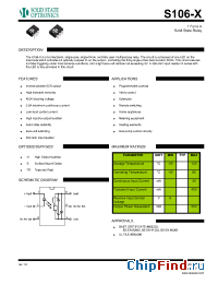 Datasheet S106-S manufacturer Solid State