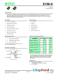 Datasheet S106-X manufacturer Solid State
