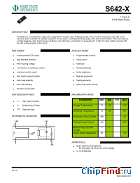 Datasheet S642-S manufacturer Solid State